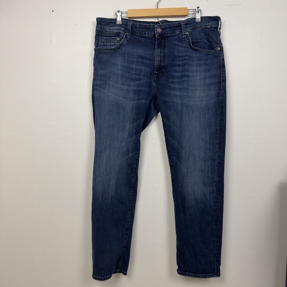 Mavi Marcus Jeans Mens 38x29.5 Slim Straight Leg Stretch Blue Denim Pants